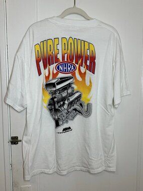 Delta NHRA Pure Power Engine Flame Graphic Tee XL